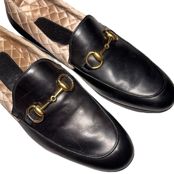 Gucci Men’s Bicolor Moccasins Betis Glamour Loafers size 7 UK Black/Cream - Picture 14 of 14